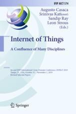 Professor Augusto Casaca is editor of the book Internet of Things: A Confluence of Many Disciplines