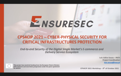 INOV participates in CPS4CIP conference with project ENSURESEC
